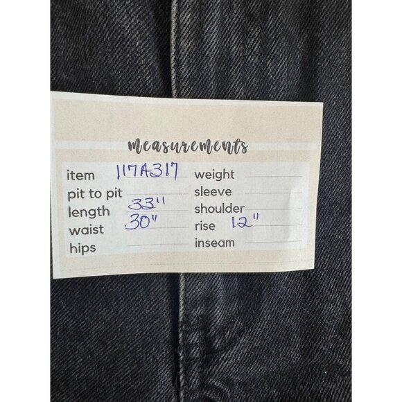 ZARA Size 6 Frayed Hem Straight Leg Jeans Black Denim Wash - Picture 10 of 11